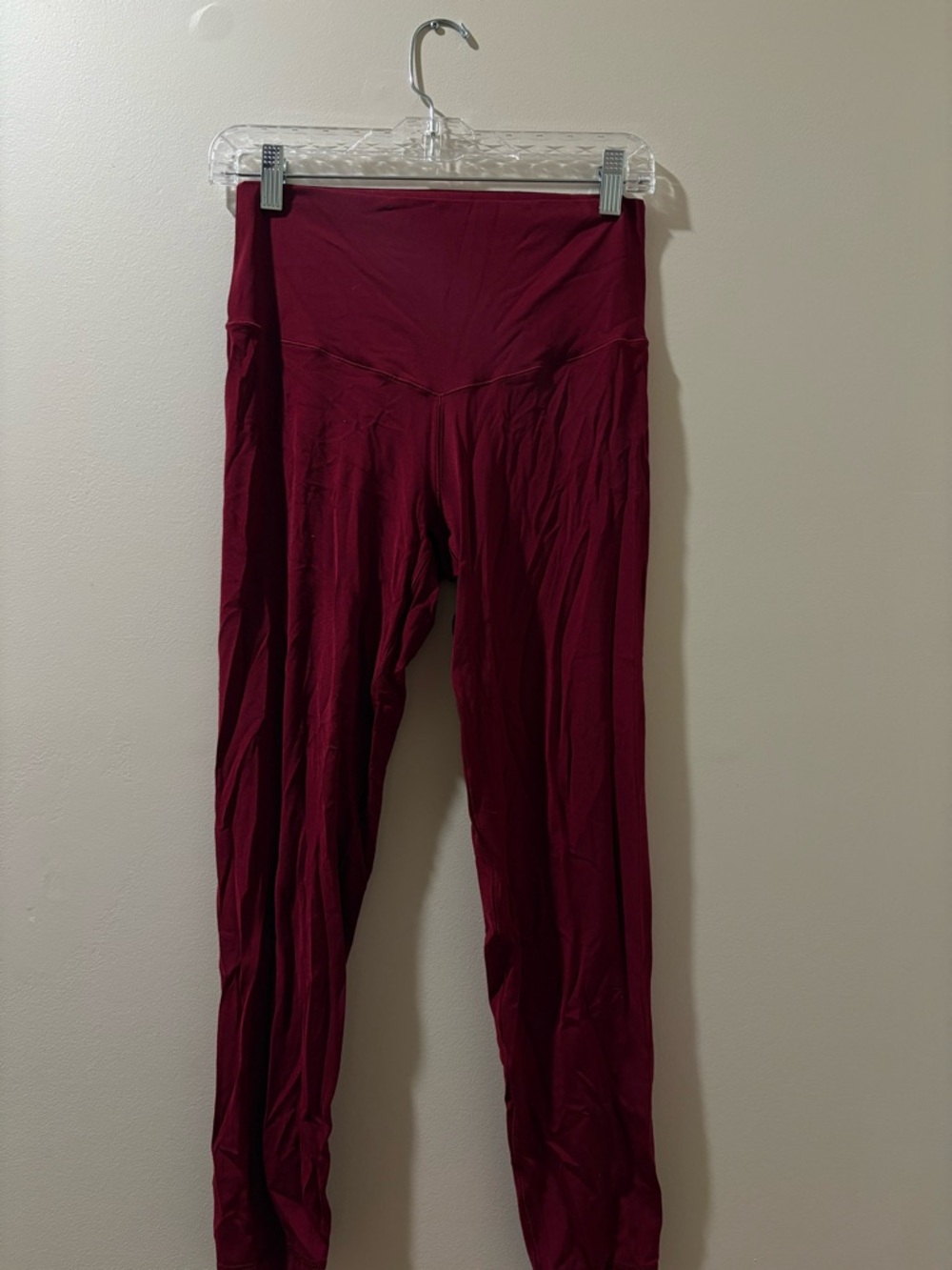 Aerie Chill High-Waisted Maroon Leggings